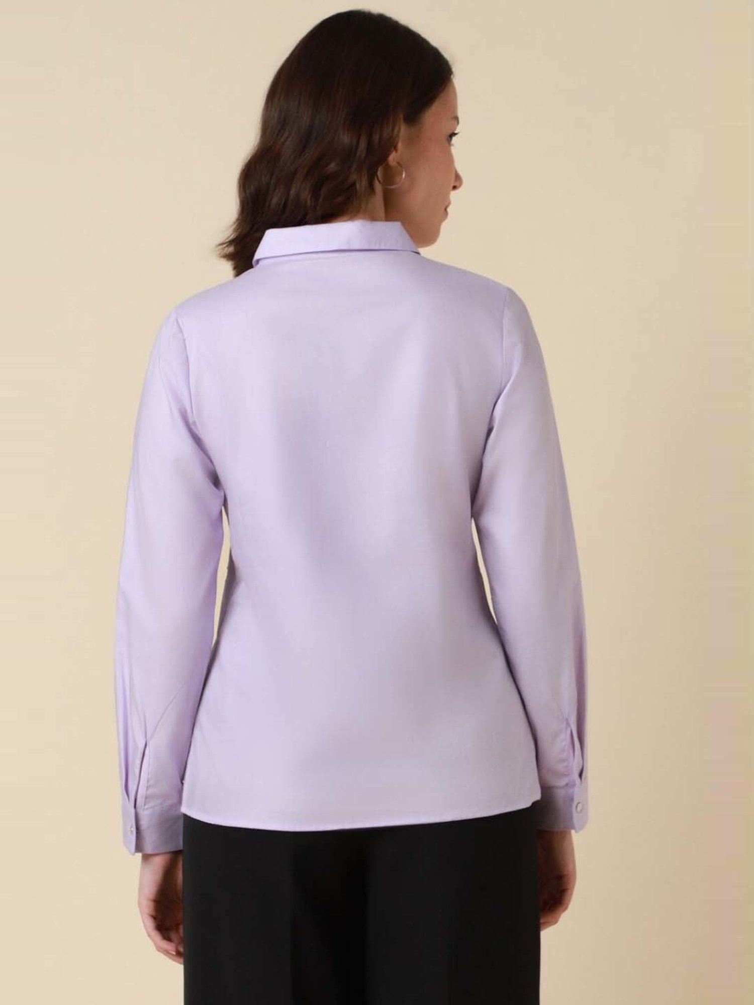 Allen Solly Purple Regular Fit Top