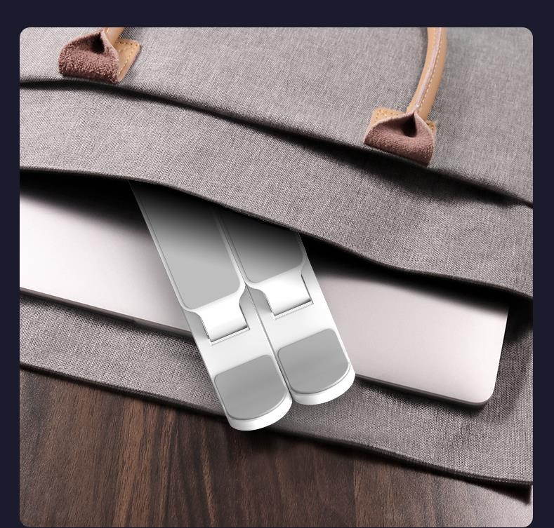 Laptop Stand, Portable Adjustable Tablet Computer Stand,Aluminum Alloy Folding Laptop Stand for 10-15.6" Laptops & Tablet