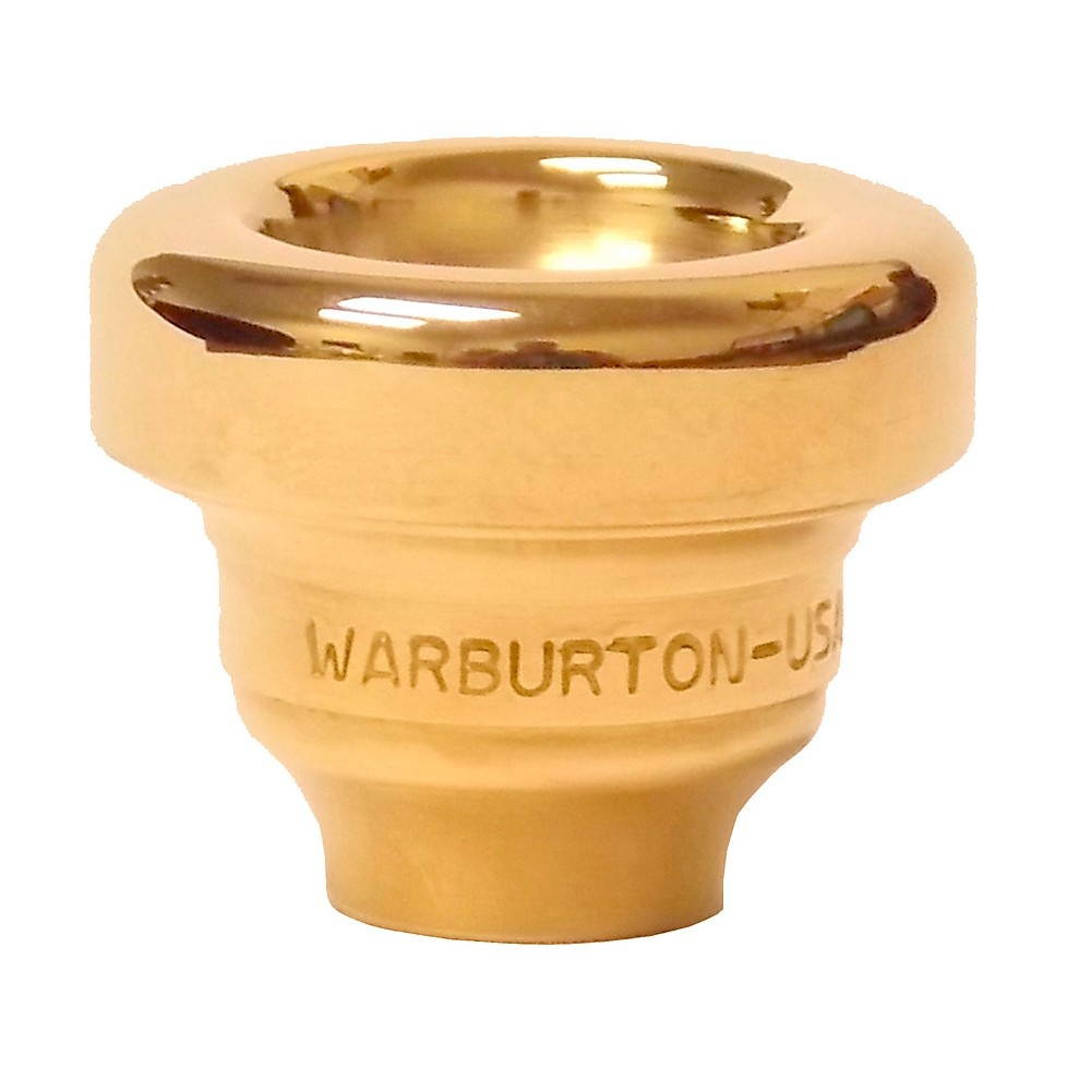 Warburton Size 7 Series Trumpet and Cornet Mouthpiece Top in Gold 7ES Gold