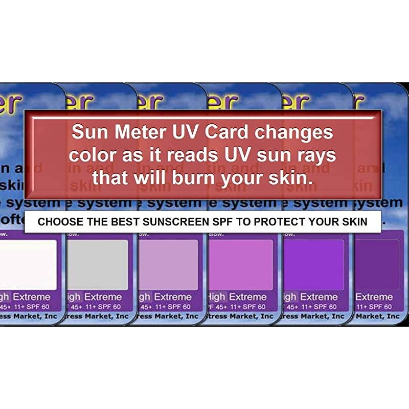 Meter UV Card - 6 Cards, Plastic Cards