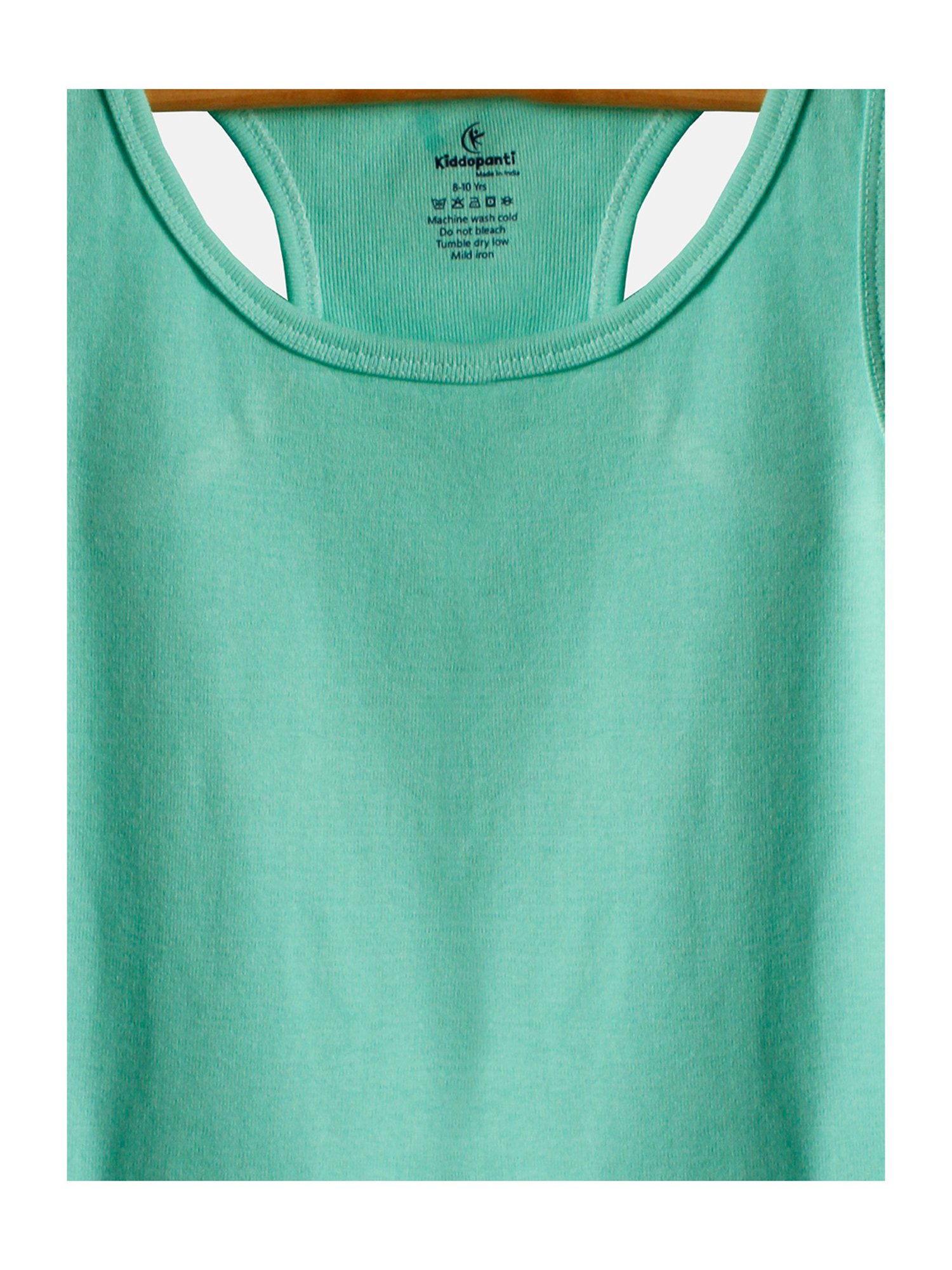 Kiddopanti Kids Black & Pink Solid Camisole (Pack Of 2)