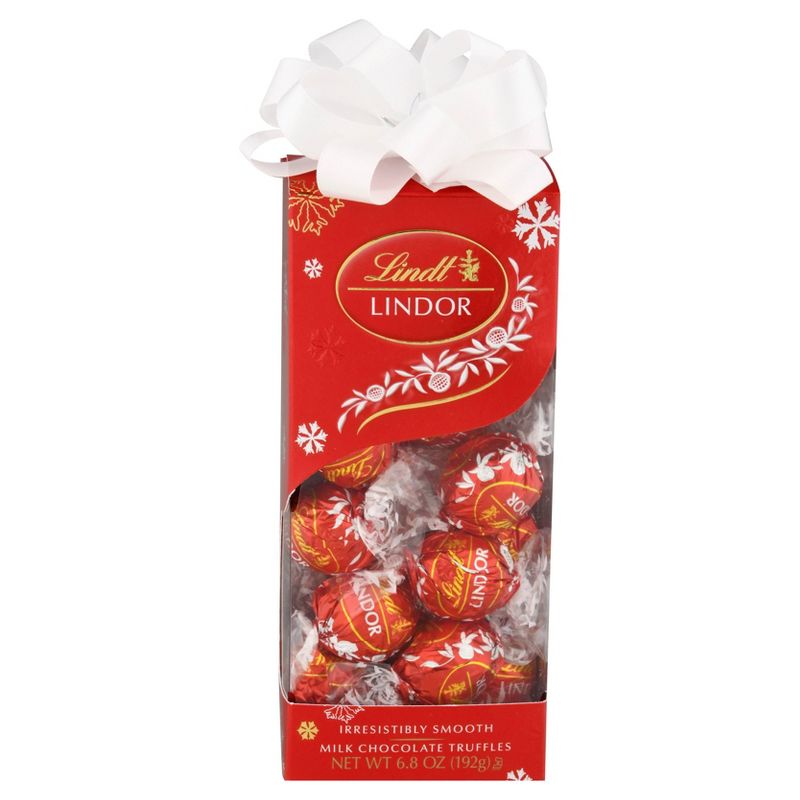 Lindor Holiday Traditions Milk Chocolate Gift Box - 6.8oz