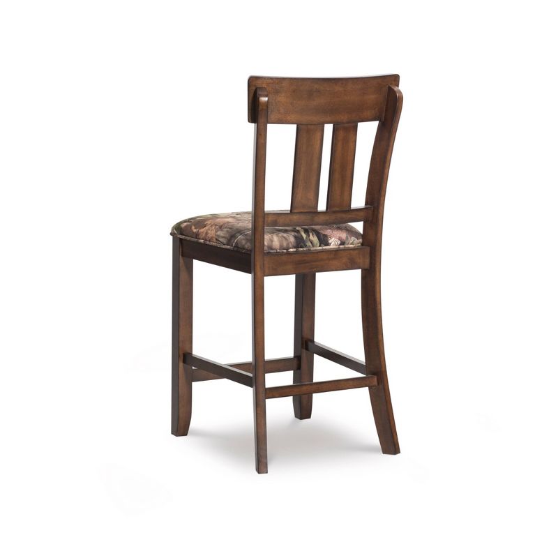 Mossy Oak Native Living Counter Height Barstool Dark Brown - Linon