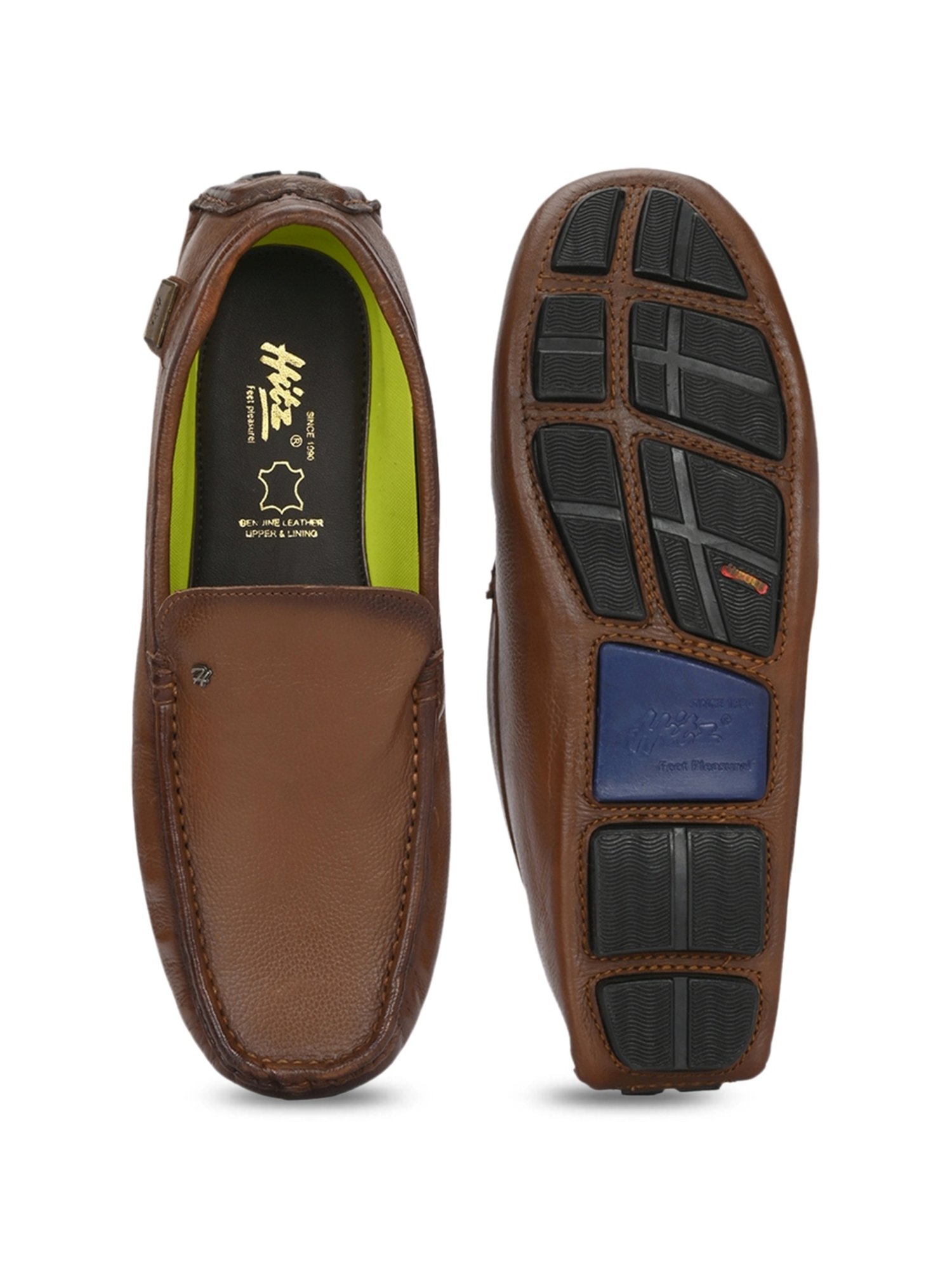 Hitz Men's Tan Casual Loafers