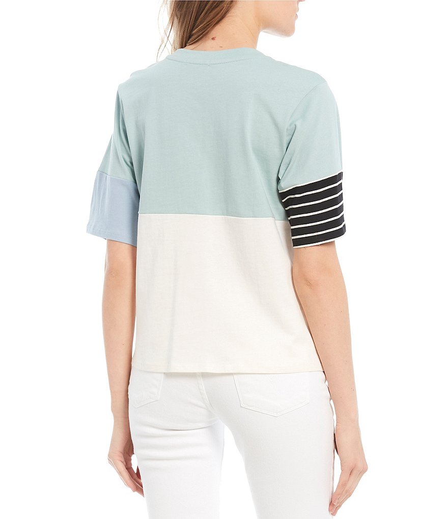 Love On A Hanger Colorblock Pocket Tee