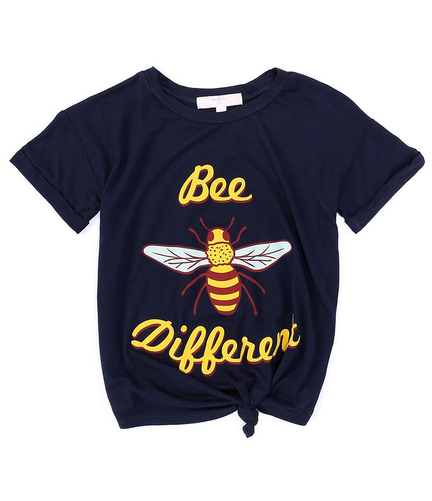 Moa Moa Big Girls 7-16 Short-Sleeve Kindness Looks Good On You Graphic Tee