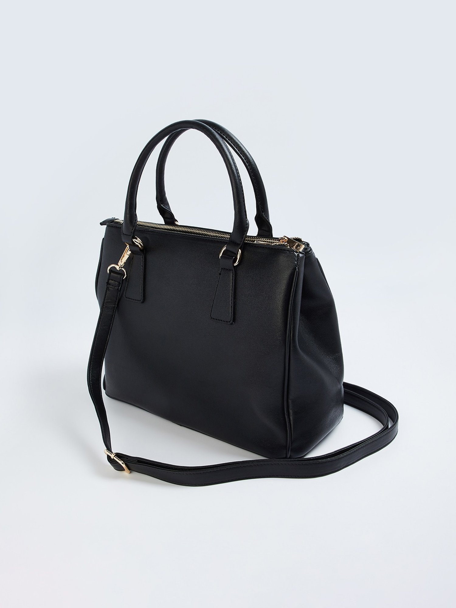 Code by Lifestyle Black Solid Handbag