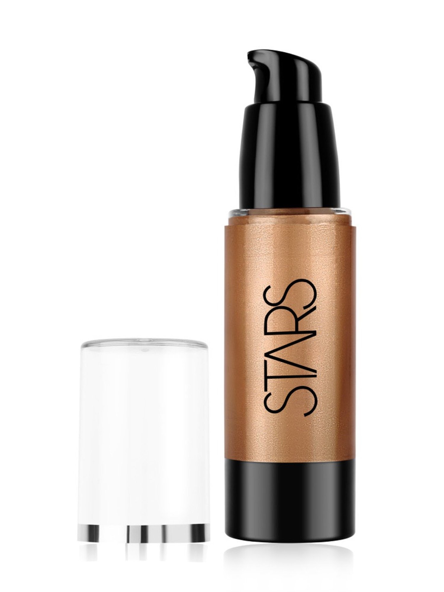 Stars Cosmetics Reflect Illuminator Liquid Highlighter for Cheek Bones Copper - 40 gm