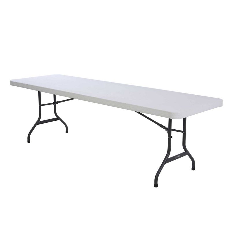 Folding Table with 8 Chairs White - Lifetime