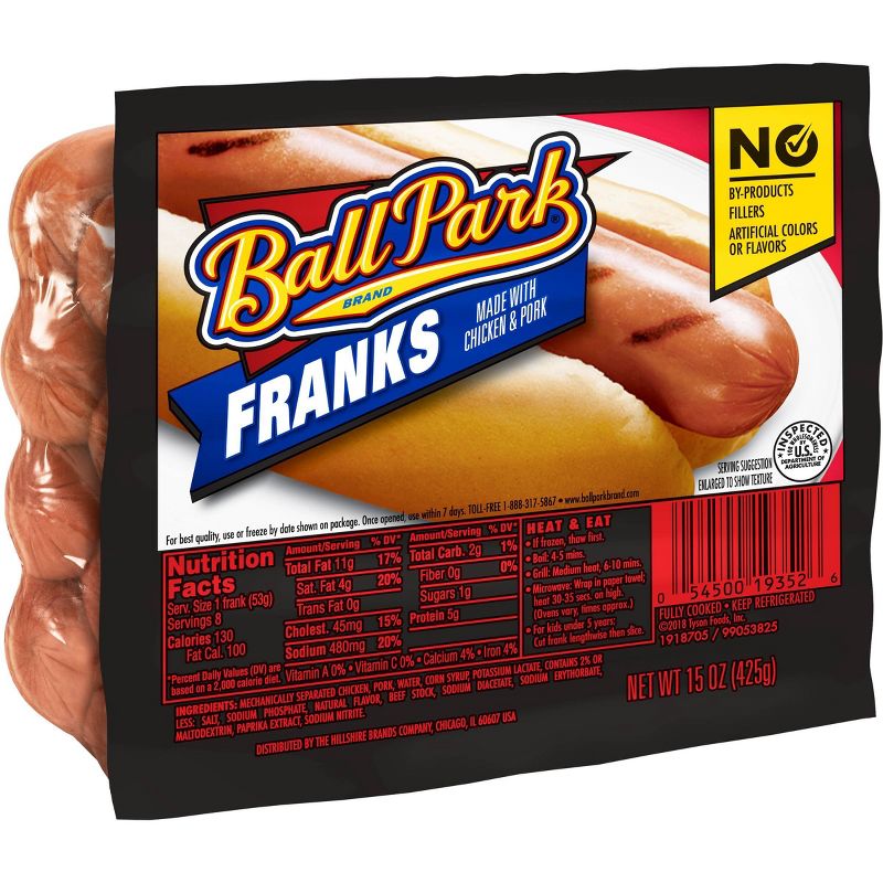 Ball Park Franks - 15oz/8ct