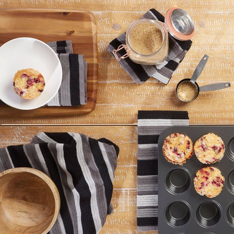 4pk Cotton Lino Kitchen Towel Set - Town & Country Living