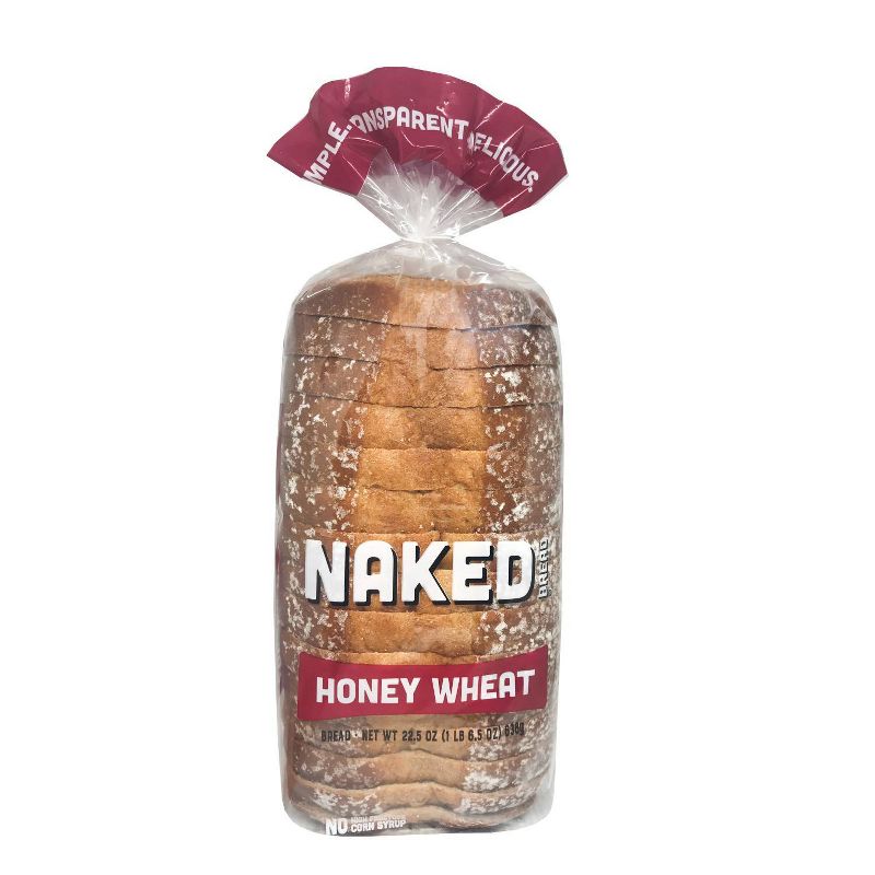 Naked Bread Honey Wheat Sandwich Bread - 22.5oz