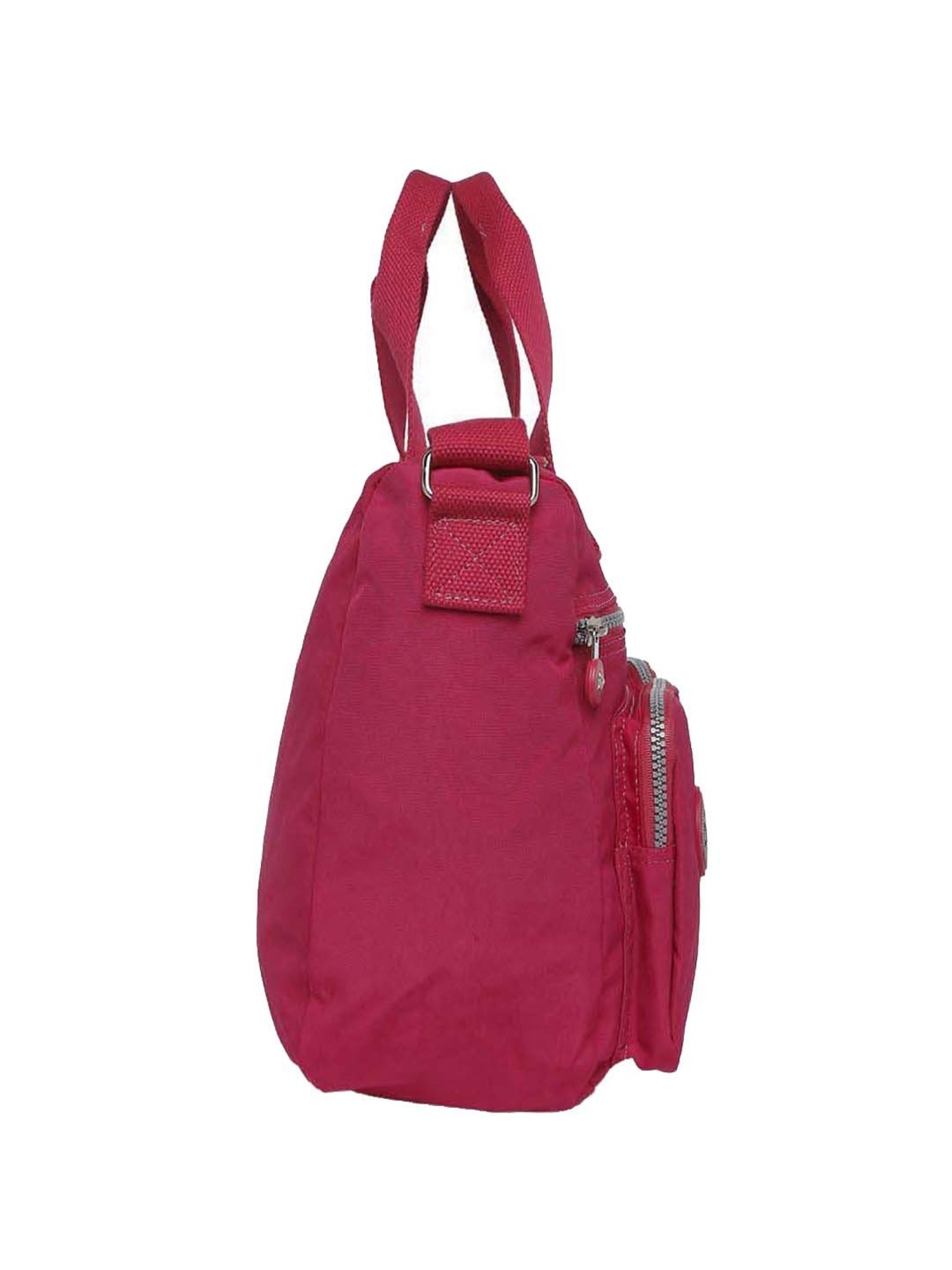 Baomi Pink Solid Medium Cross Body Bag