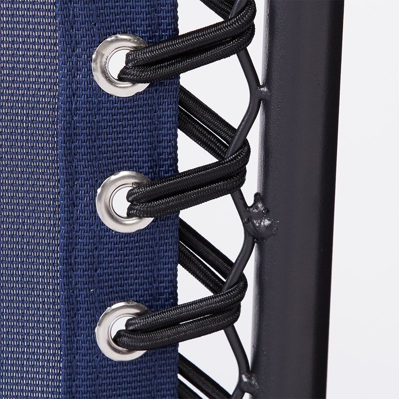 Caravan Canopy Infinity Suspension Steel Frame Folding Chair, Blue (2 Pack)