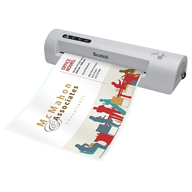 Thermal Laminator Combo Pack Includes 20 Laminating Pouches 89 Inches x 114 Inches TL901C20