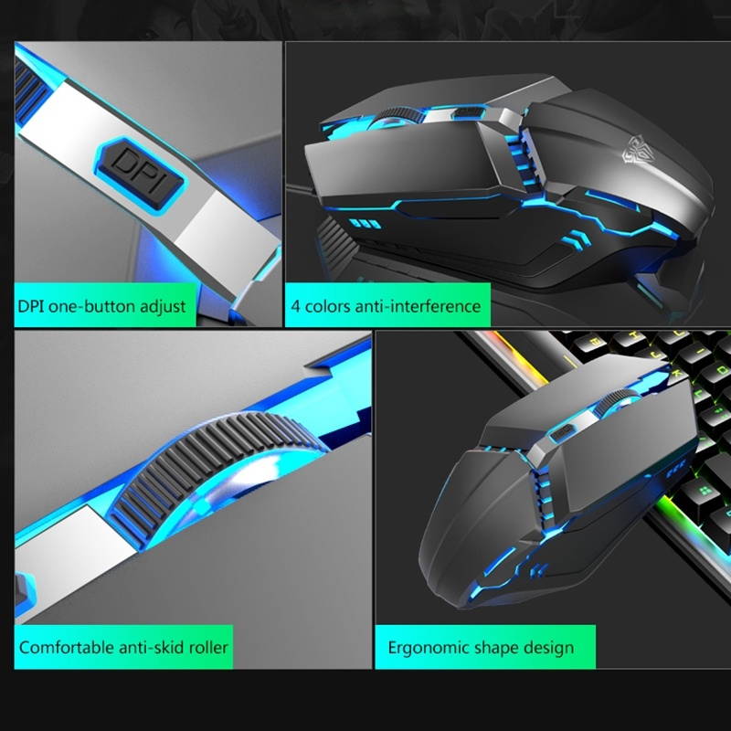 Mini i10 2.4G Air Mouse Wireless Keyboard with Touchpad Black