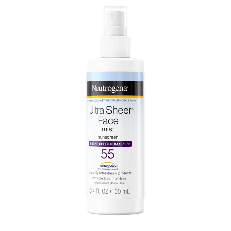 Neutrogena Ultra Sheer Face Mist - SPF 55 - 3.4 fl oz