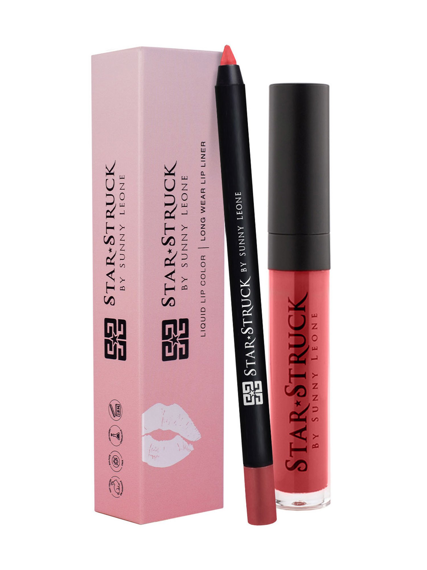 StarStruck By Sunny Leone Coralicious Lip Gloss & Liner