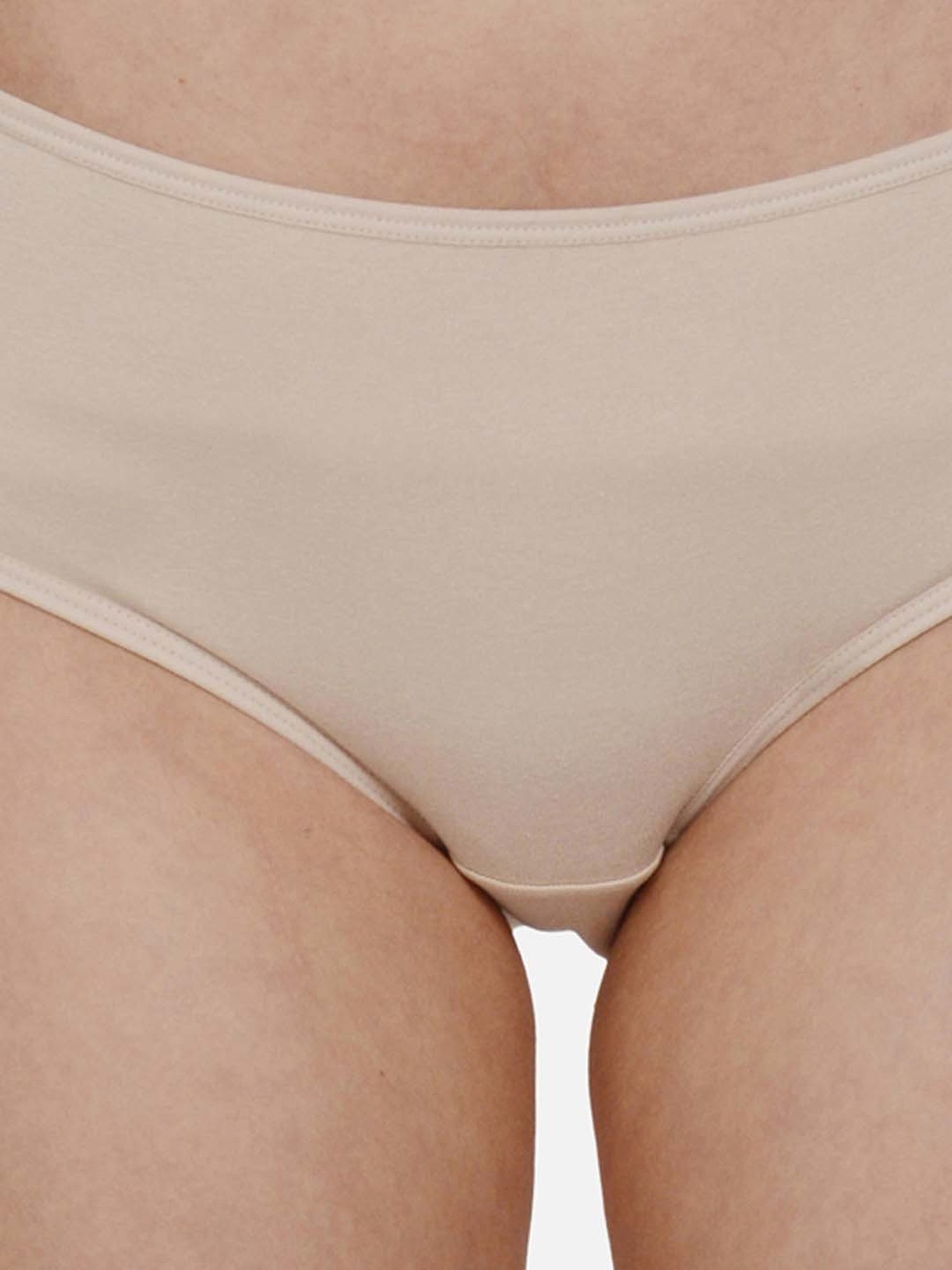 mod & shy Beige Cotton Hipster Panty