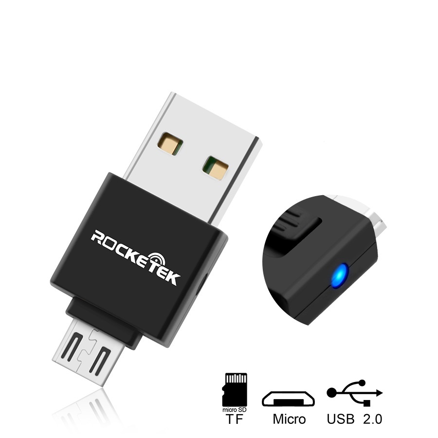 Misskit high quality micro usb 2.0 multi memory otg phone card reader adapter for TF micro SD pc computer laptop accessories.