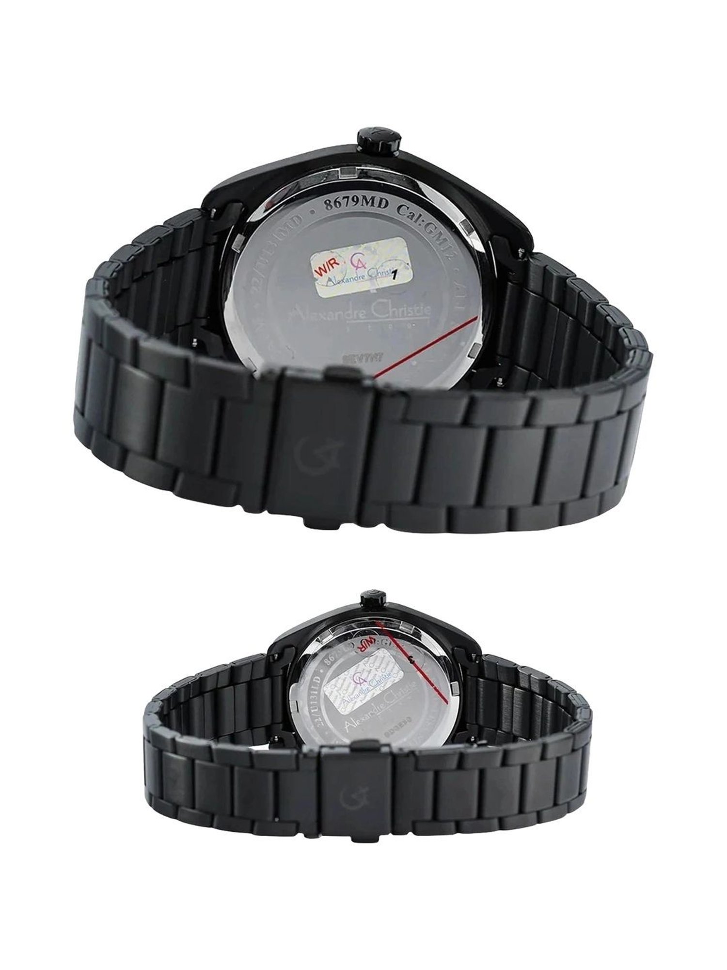 ALEXANDRE CHRISTIE 8679MDLDIPBARG AC Collection Classic Analog Couple Watch