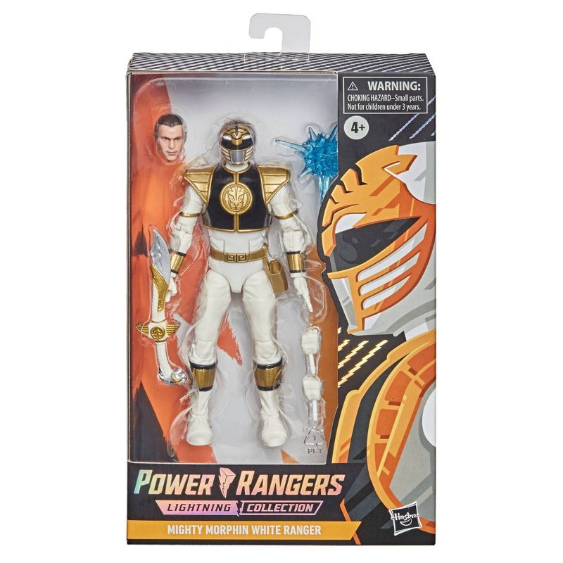 Power Rangers Lightning Collection 6" Mighty Morphin White Ranger Collectible Action Figure