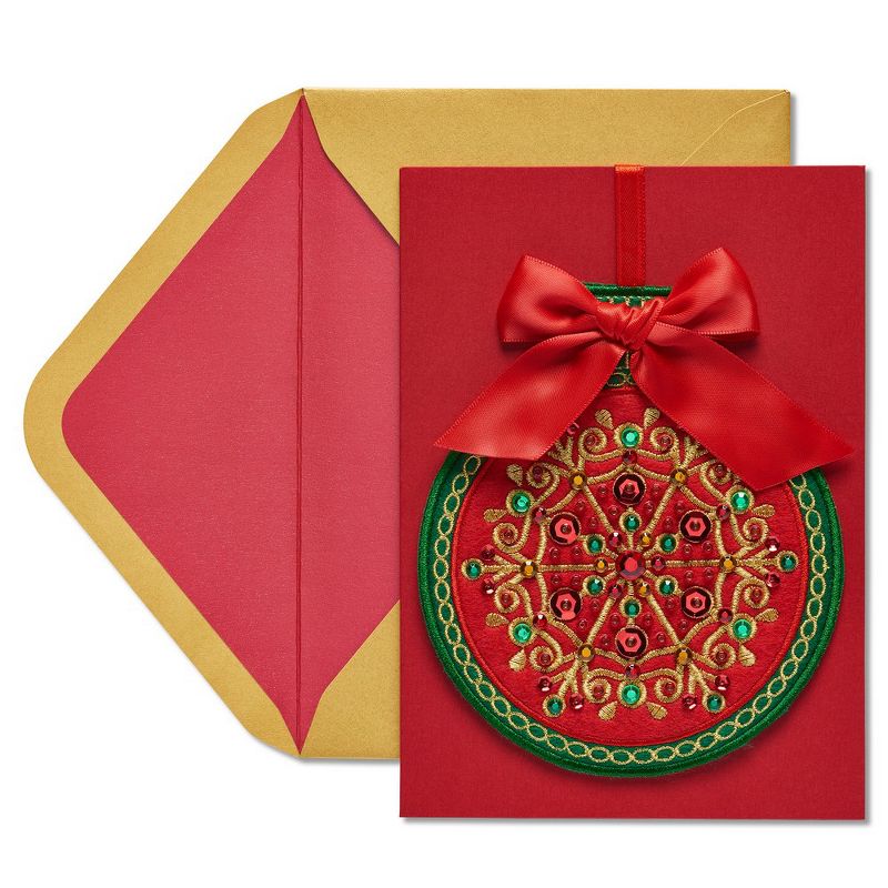 Hangable Felt Christmas Ornament Card - PAPYRUS