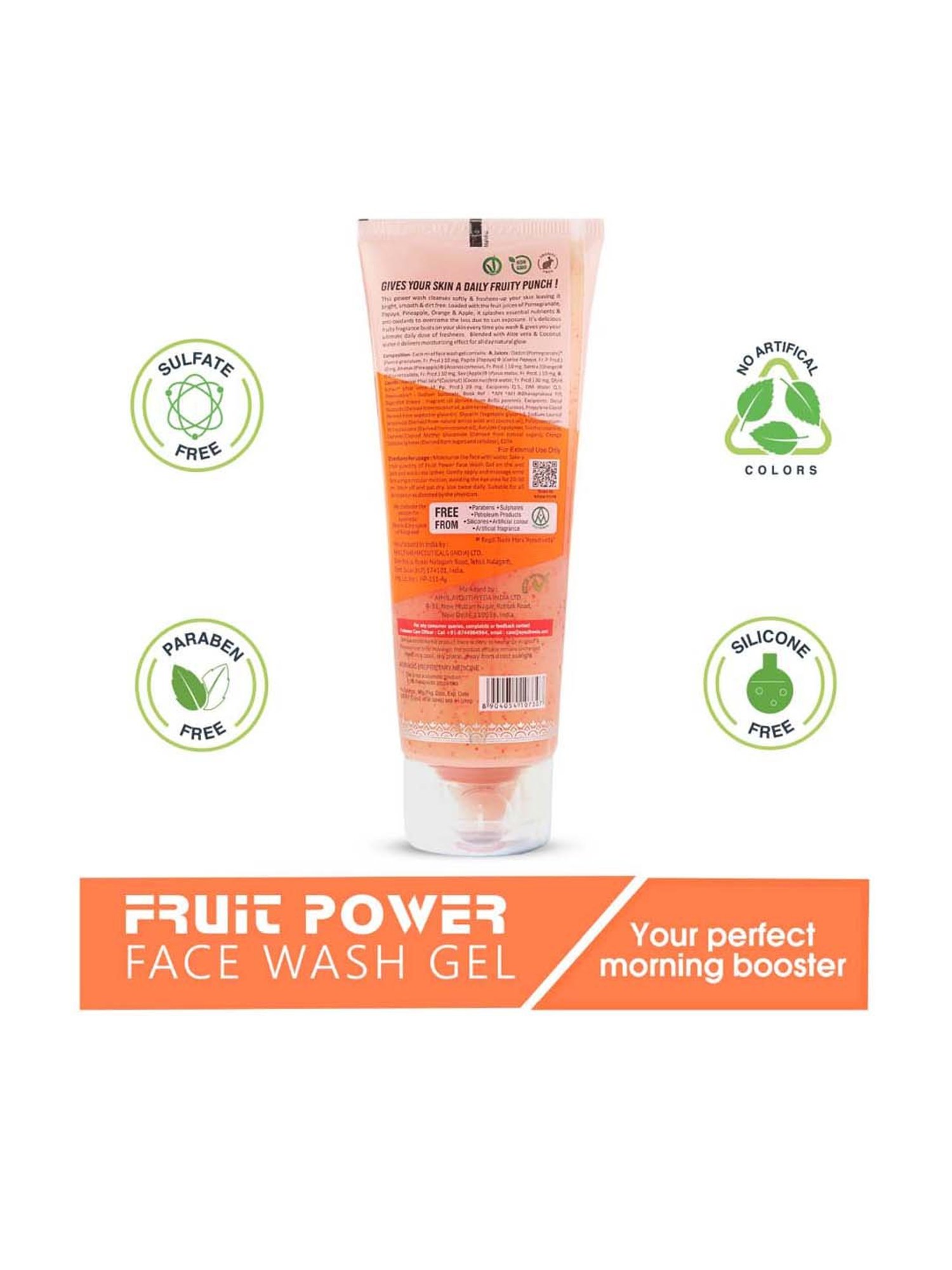 AyouthVeda Fruit Power Face Wash Gel - 100 ml