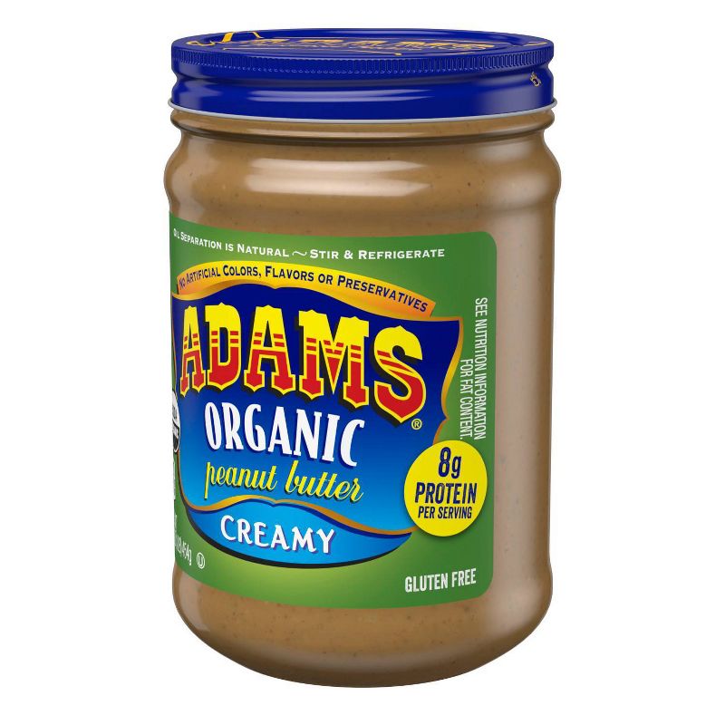 Adams Organic Peanut Butter - 16oz