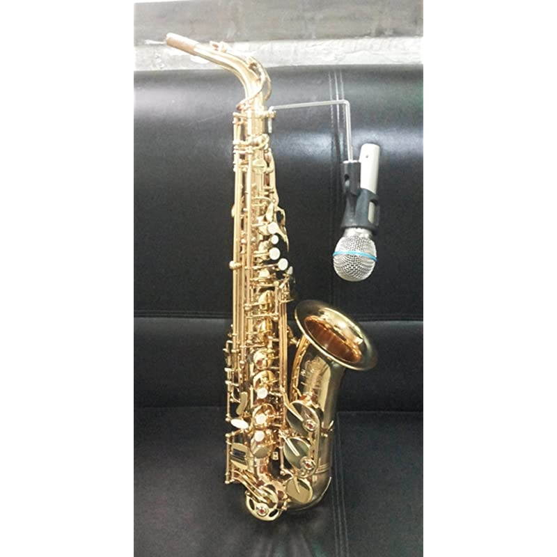 Microphone Clip-on Clip Sax Wireless Mic Holder Stand