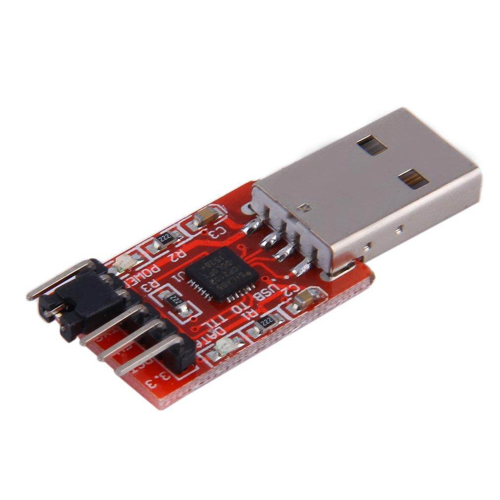 USB to TTL UART 6PIN Module Serial Converter CP2102 STC PRGMR Free cable