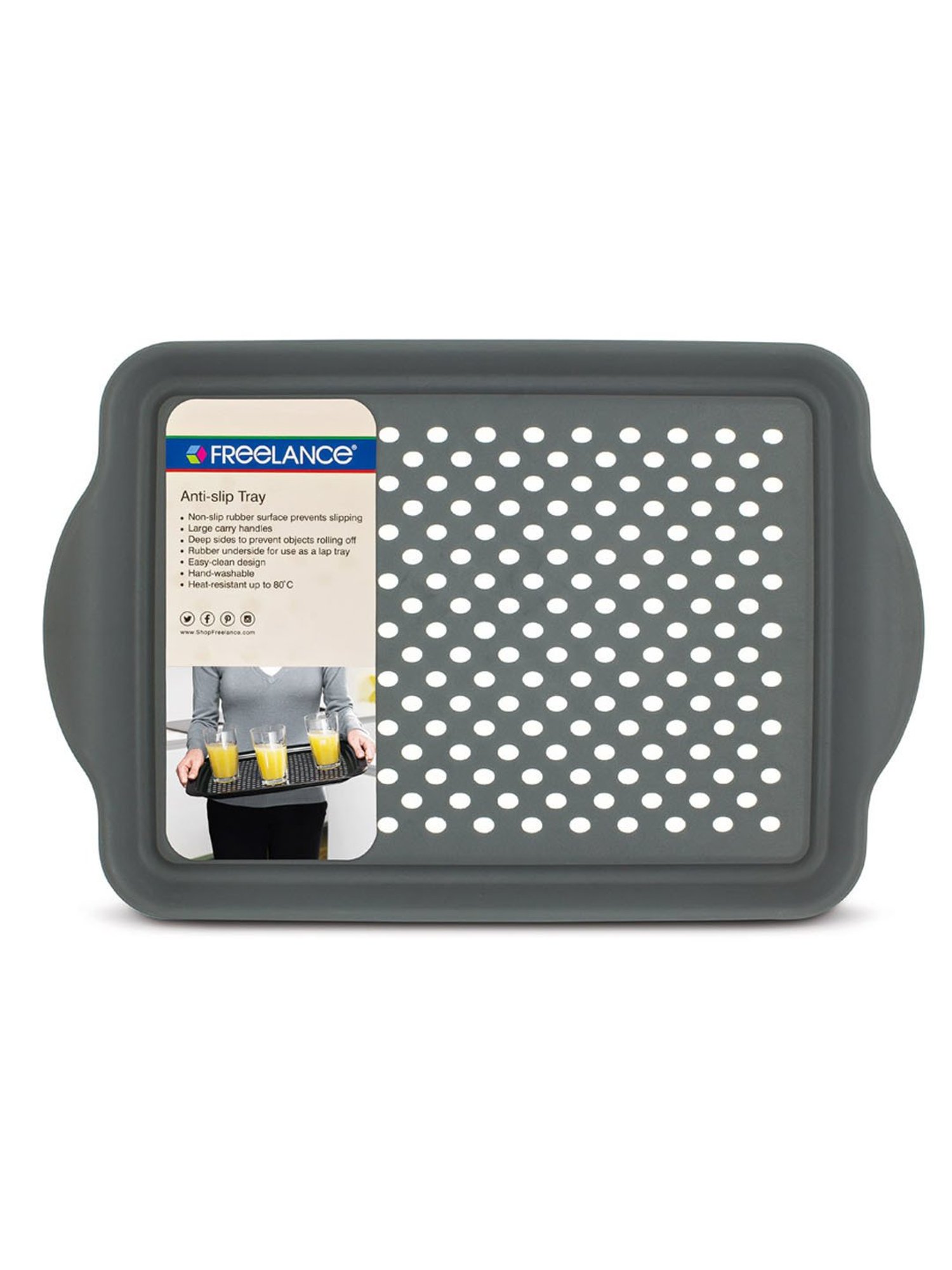 Gibson Home 18" x 24" Ceramic Gracious Rectangular Serving Platter