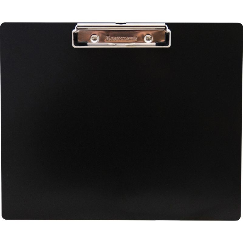 Saunders Clipboard Landscape 11-3/4"Wx9-3/4"Lx1/2"H Black 21522