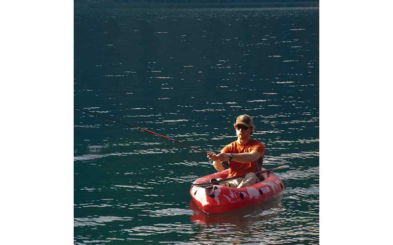 Intex Explorer 200 Inflatable 2 Person River Boat Raft Set with 2 Oars & Pump