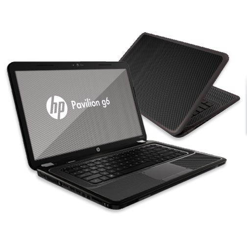 Skin Decal Wrap for HP Pavilion G6 sticker 15.6" screen Carbon Fiber