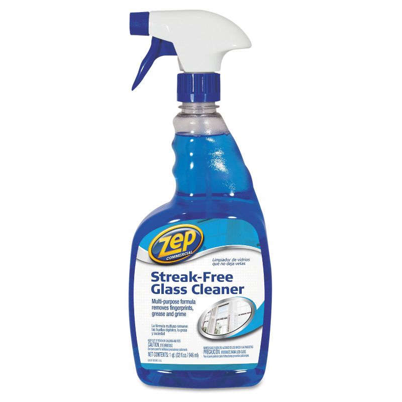 Zep Commercial Streak-Free Glass Cleaner - 32oz