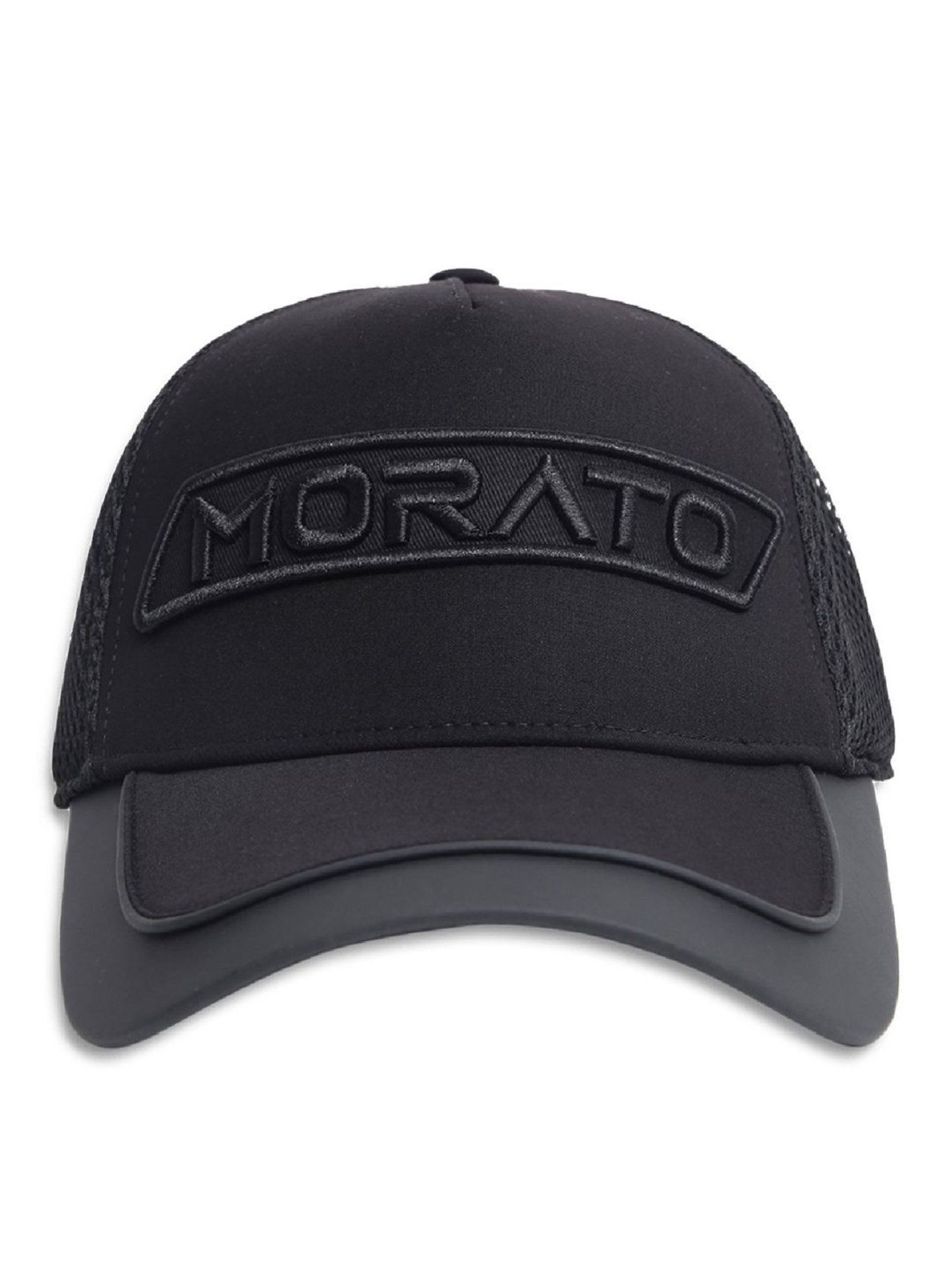 Antony Morato Black Poplin 3D Logo Baseball Cap (L/XL)