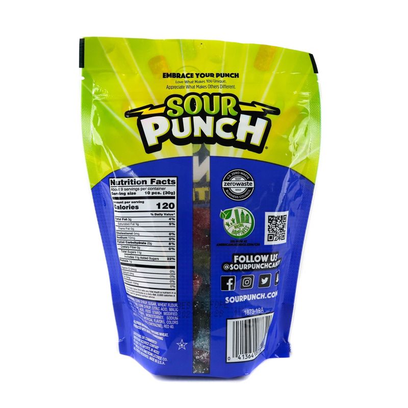 Sour Punch Assorted Flavor Bites - 9oz