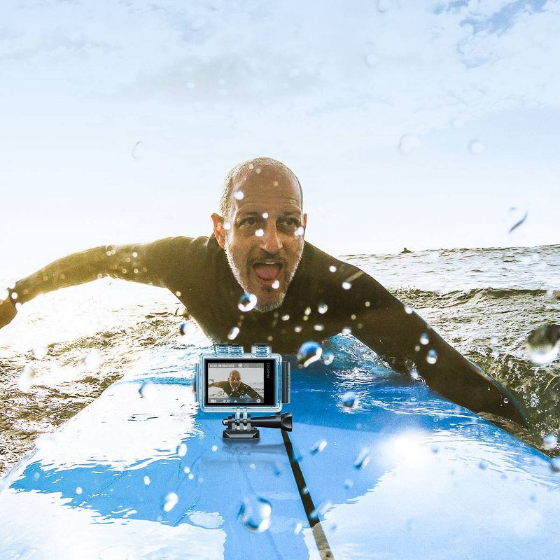 Compact Size 720P HD Digital Camera Camcorder 5MP CMOS Sensor 2.0" LCD Screen 3 Meters Waterproof with Built-in Microphone for Kids Children Students Boys Girls Summmer Gift