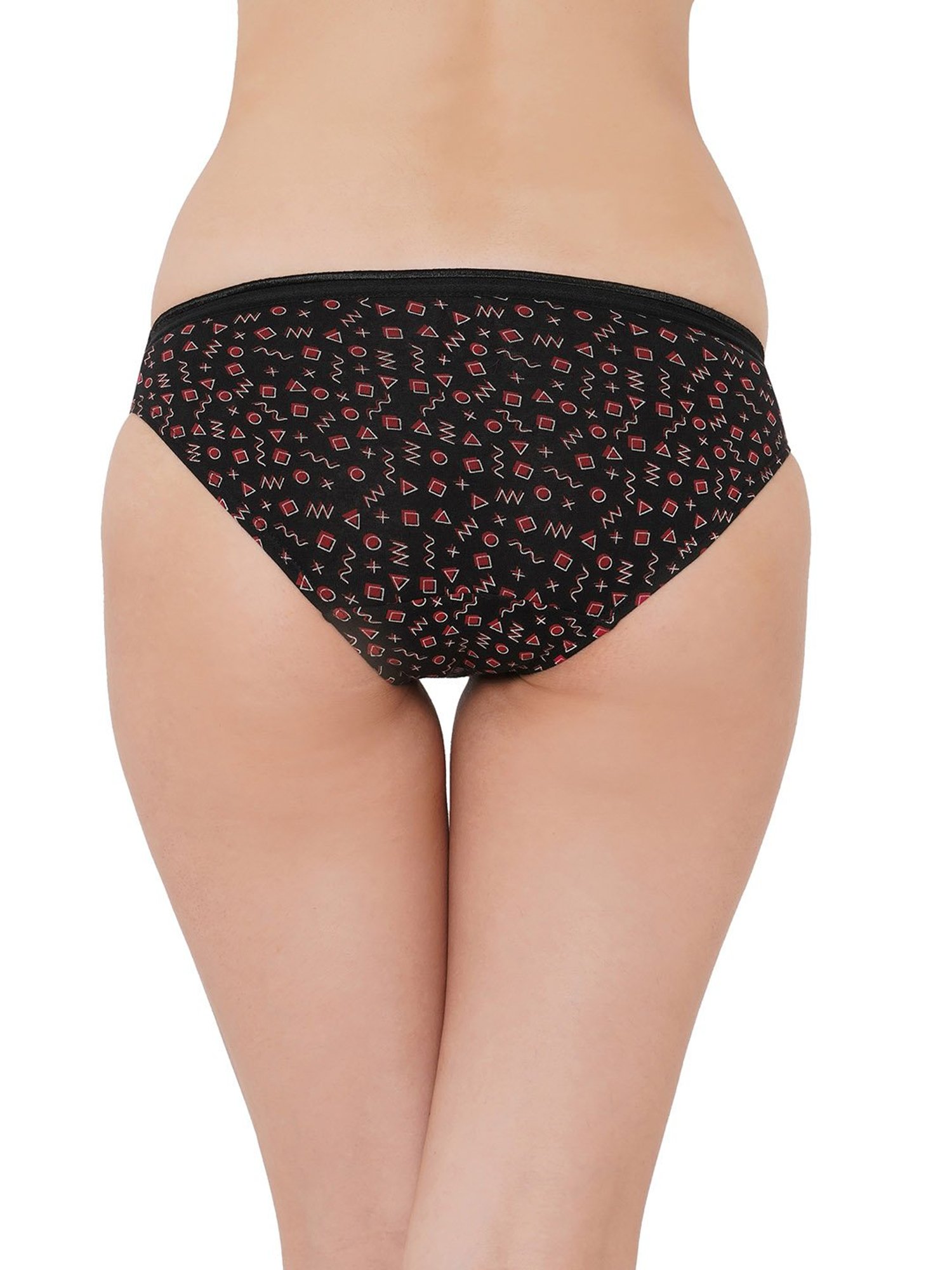 Soie Multicolor Printed Bikini Panty (Pack of 3)