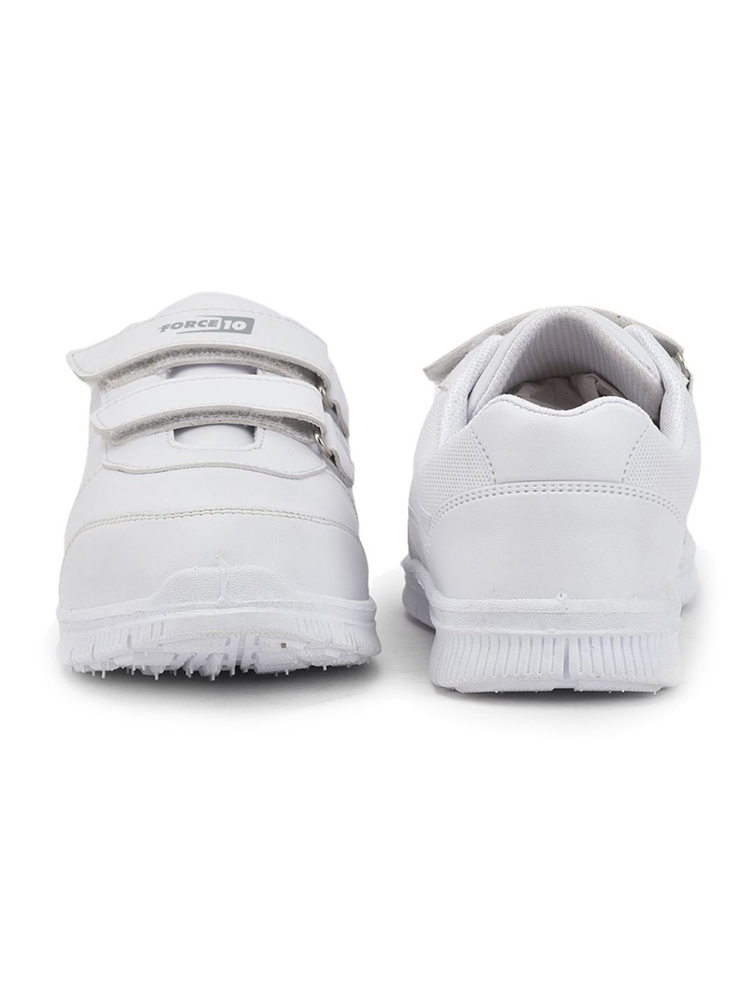 Force10 By Liberty Kids White Velcro Shoes