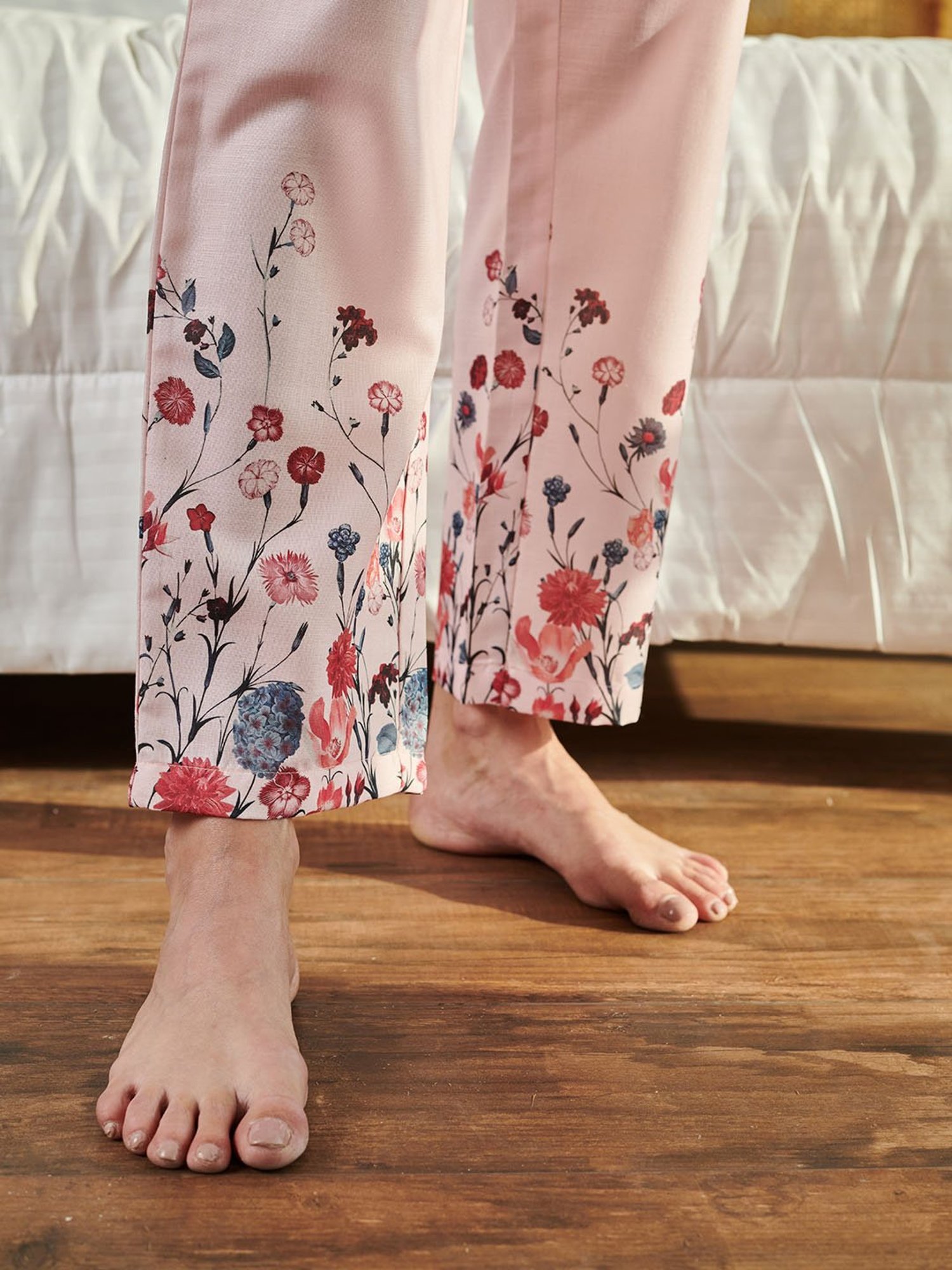 Dusk Attire Pink Amira Pyjama Set