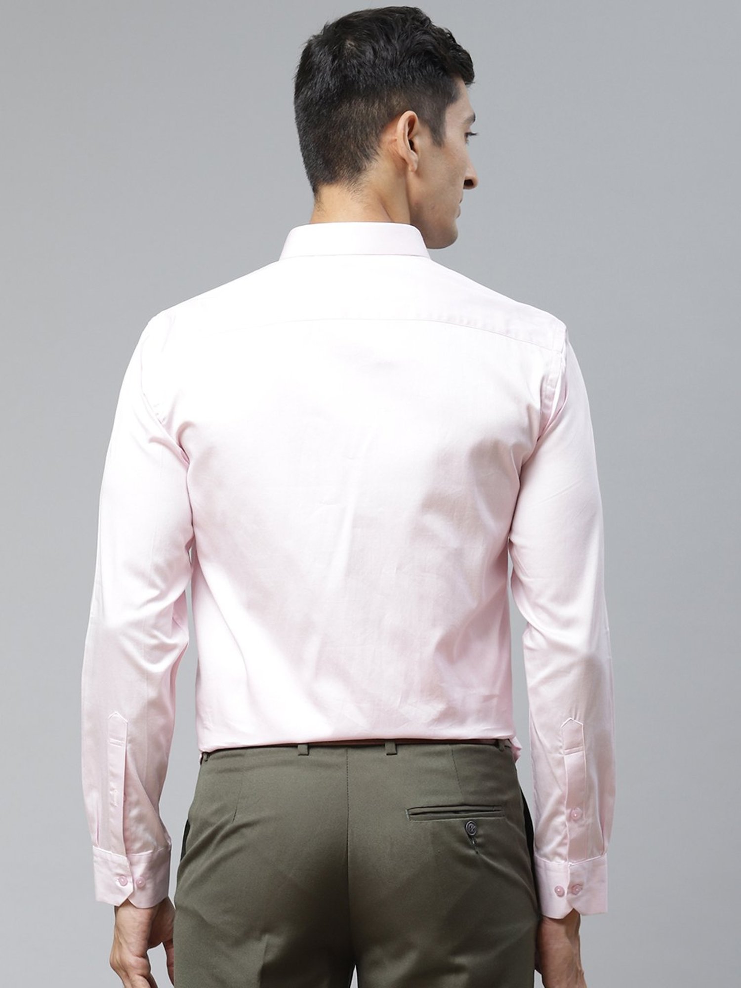 ManQ Pink Slim Fit Shirt