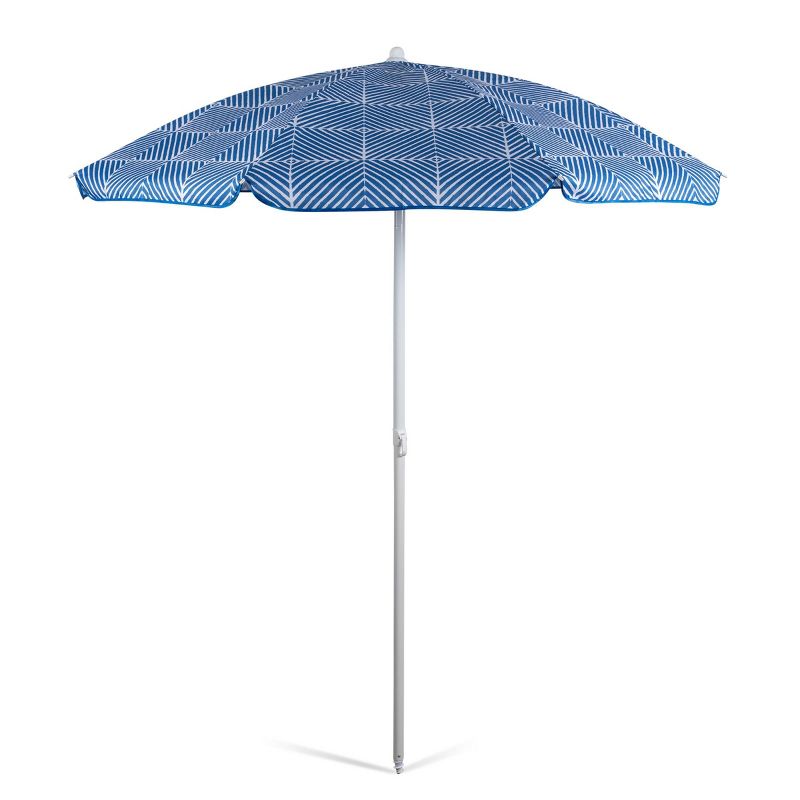 Oniva Portable Beach Stick Umbrella - Athens Blue