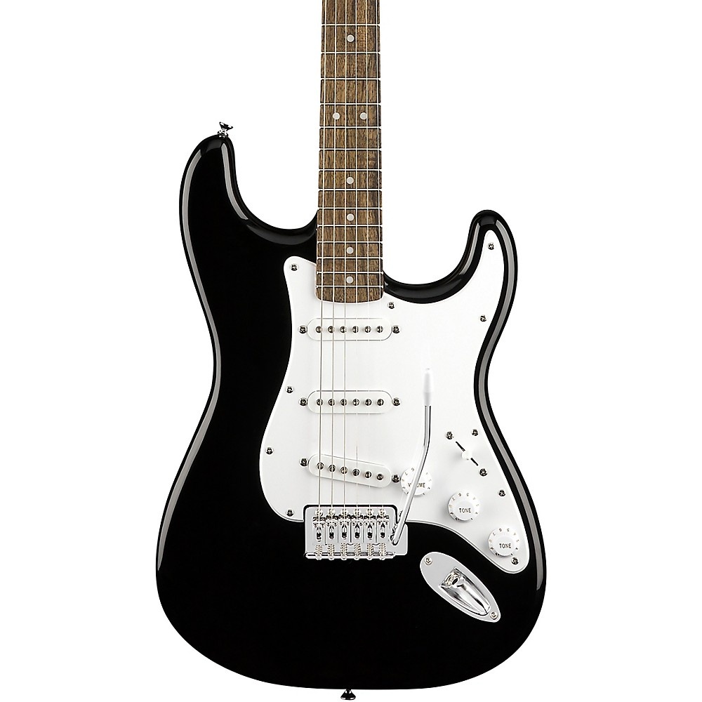 Squier Stratocaster Electric Guitar Pack With Squier Frontman 10G Amp Black