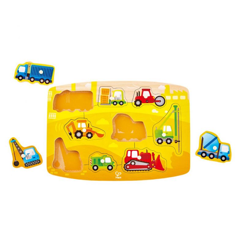 HAPE Vehicle Themed Peg Puzzle - Set of 2