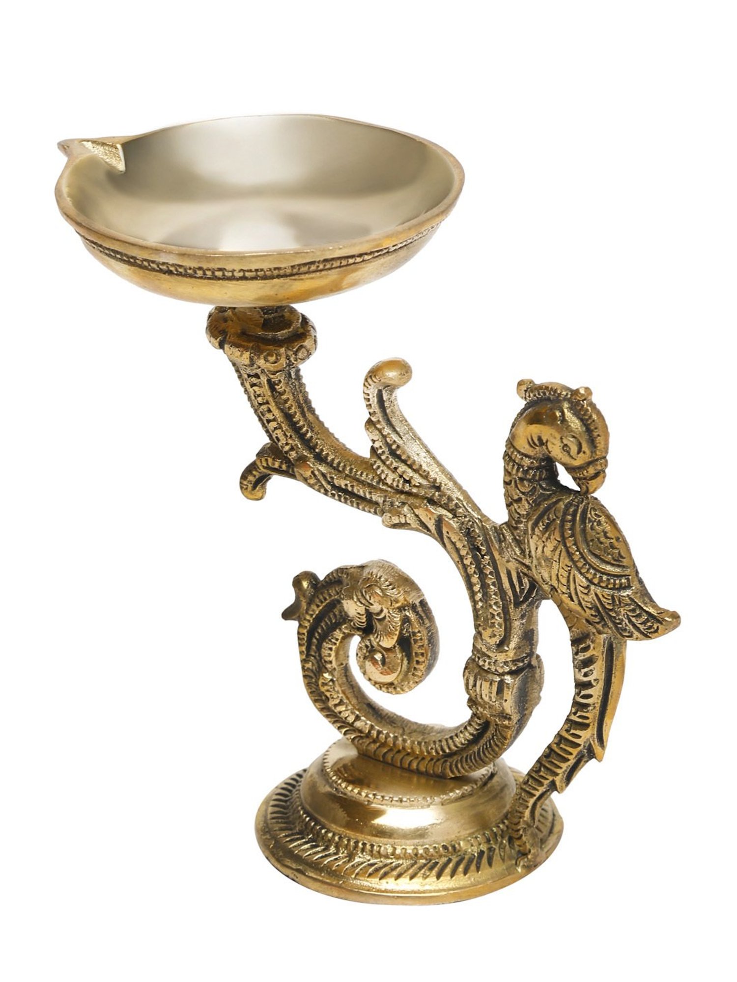 Fabindia Home Mehnoor Bronze Metal Hanging Oil Diya