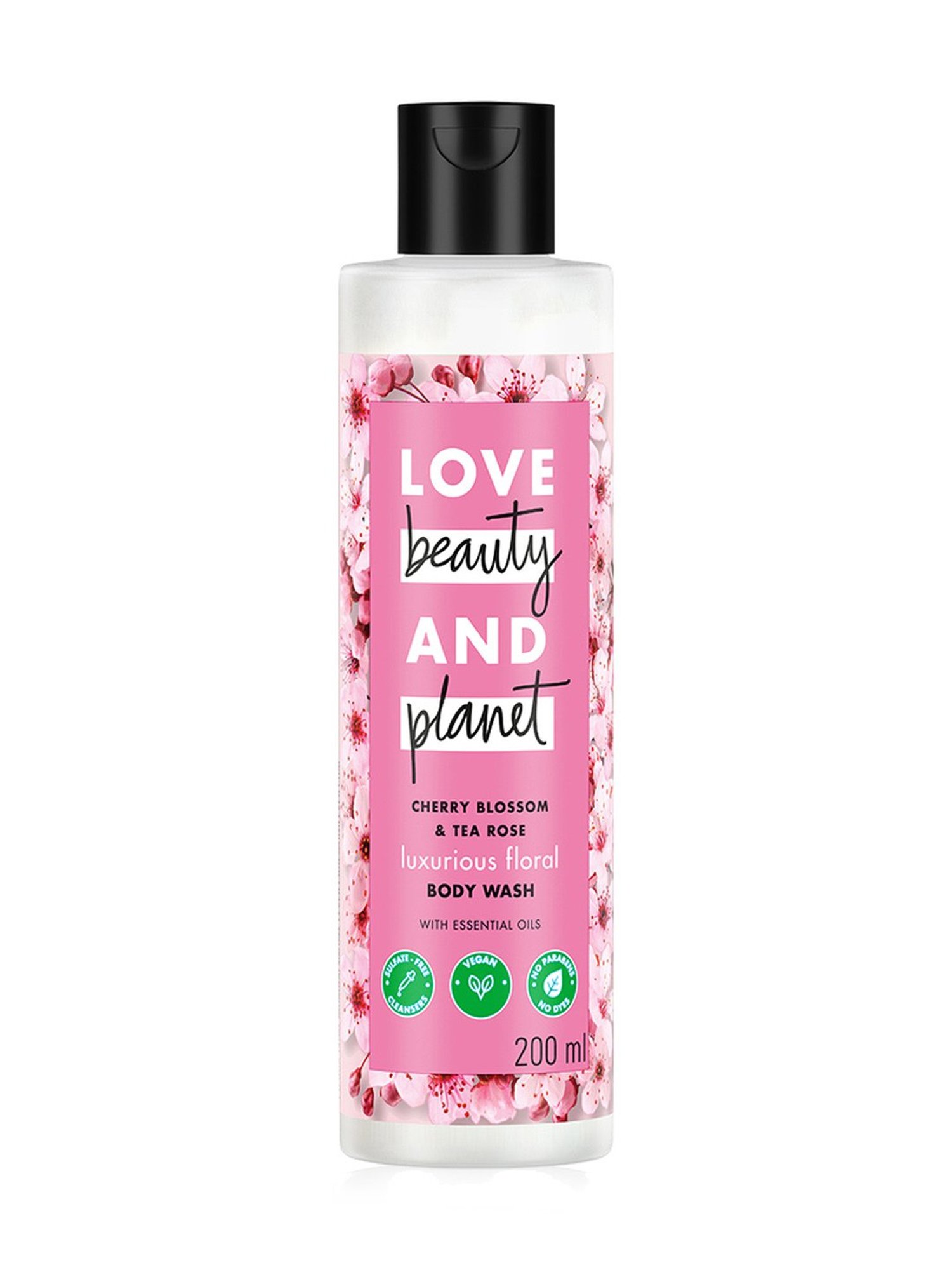 Love Beauty & Planet Cherry Blossom & Tea Rose Body Wash - 200 ml