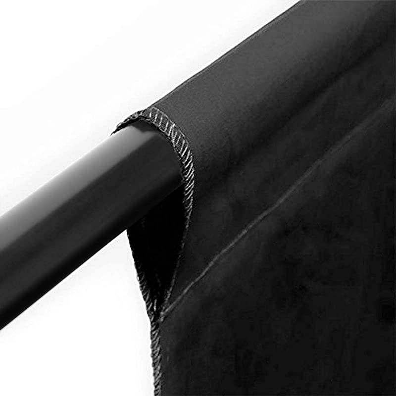 10 ft X 12 ft Long Life Time Reusable Black Screen Chromakey Photo Video Photography Studio Fabric Backdrop Background Pure Black Muslin Photography Studio JSAG476