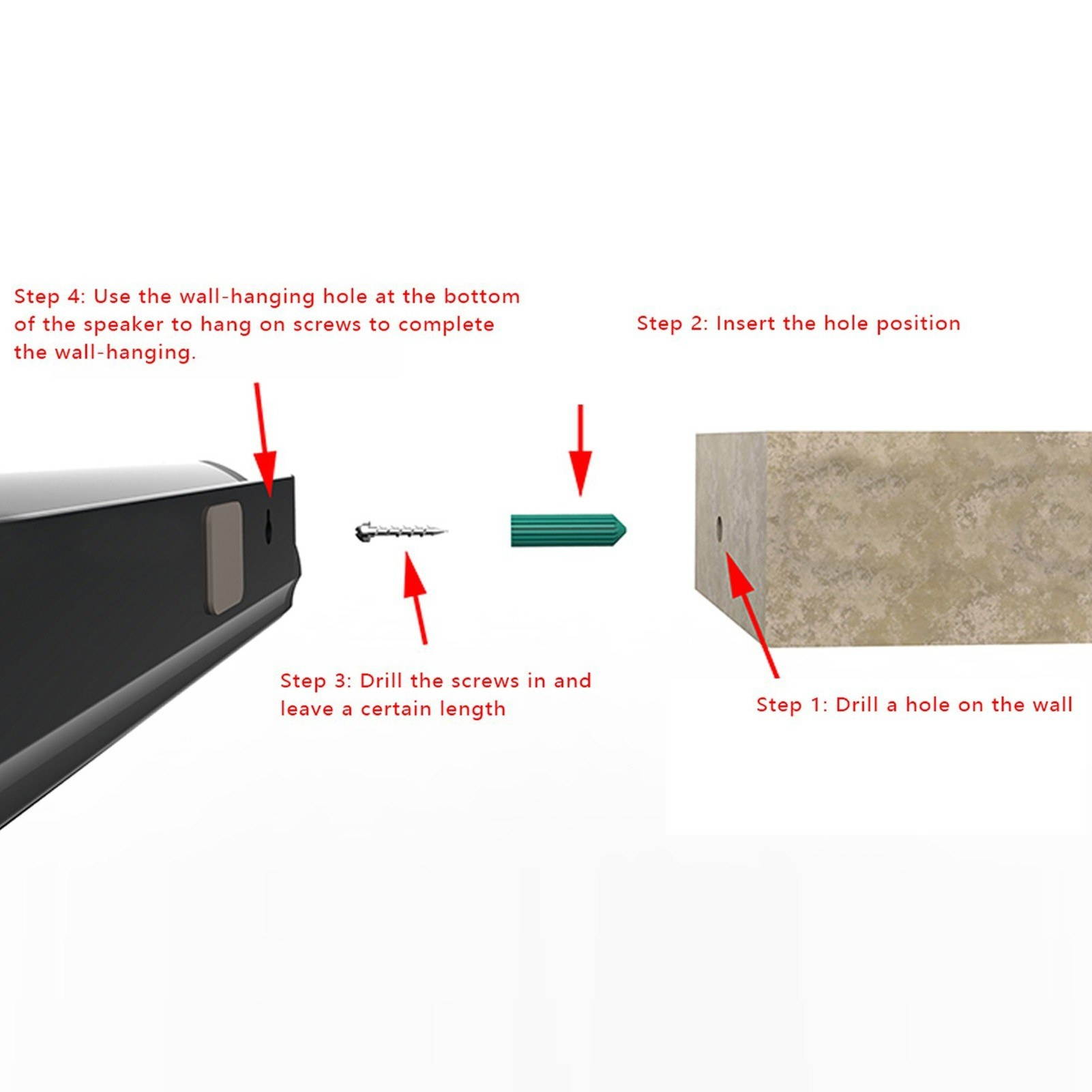 BS-41A Multifunction Sound Bar BT Speaker Home Theater Wall TV Surround Sound Sound-Stereo Wall-mounted Sound